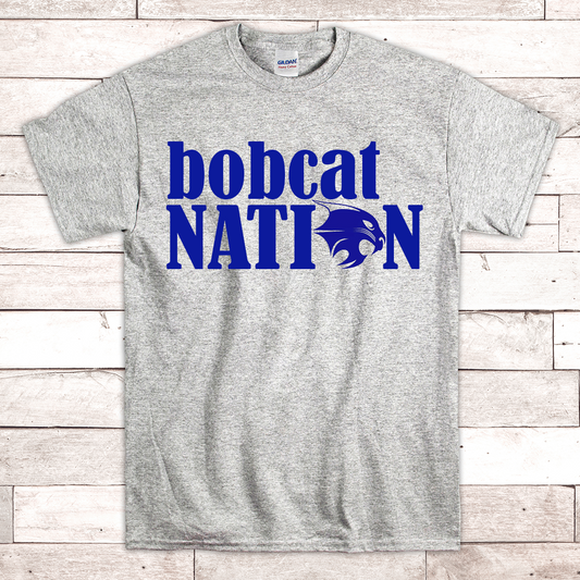 Spirit Shirts School Mascot Nation Bleached Tee