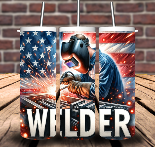 Welder Welding Sublimation Tumbler 20oz 30oz